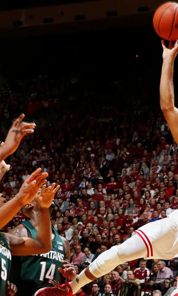 Blackmon scores 33 as Indiana defeats Michigan State 82-75